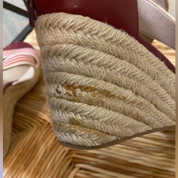 Mary Elastic Strappy Wedge - size 8.5 - Picture 7 of 8